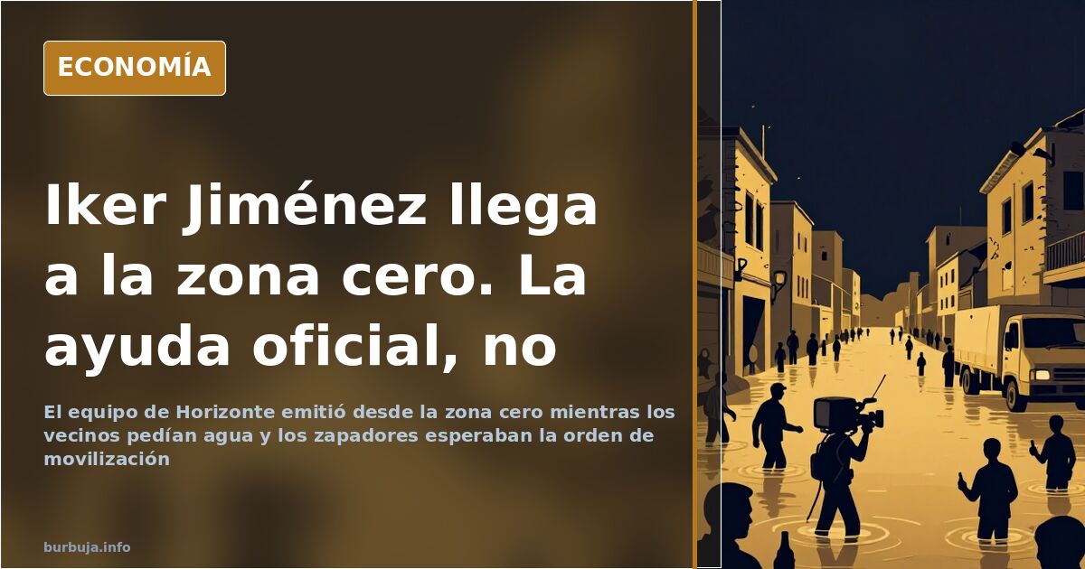 Calle de la zona cero durante la riada en Valencia