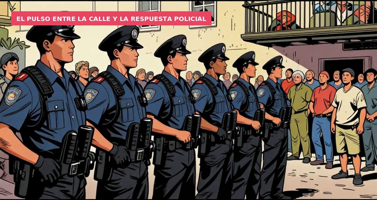 El pulso entre la calle y la respuesta policial