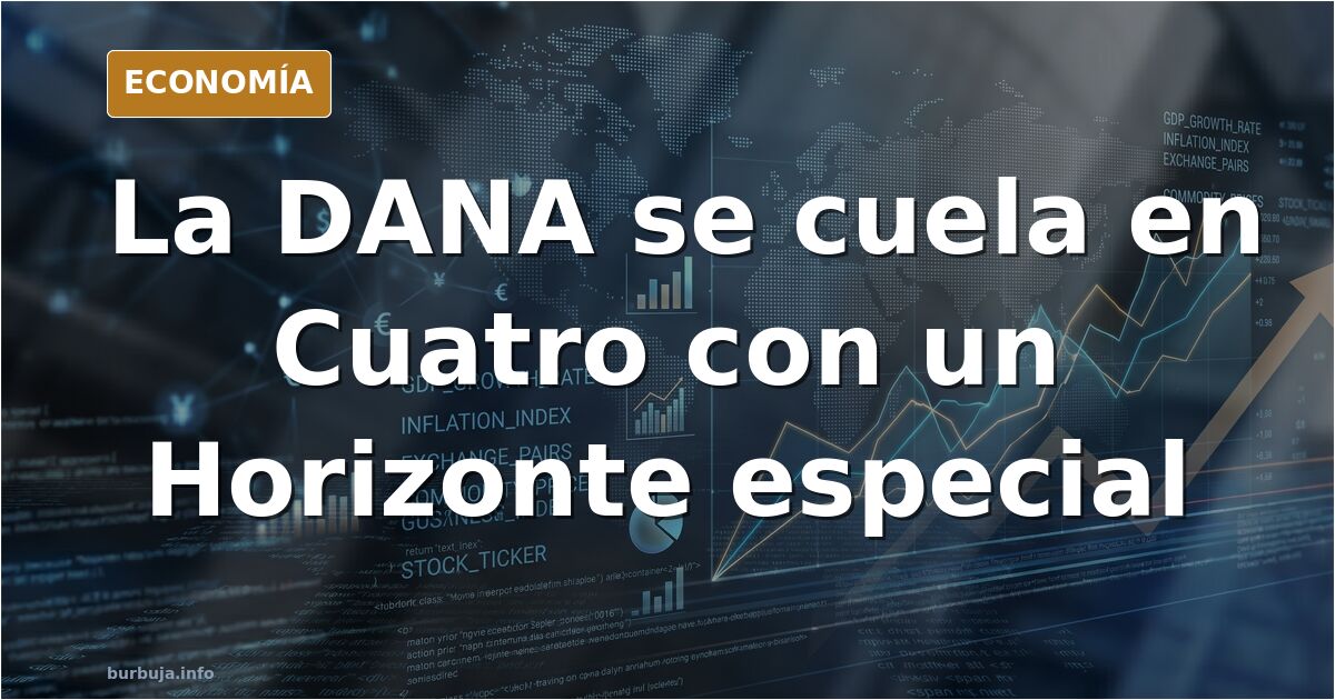 Estudio de televisión con pantallas y mapas de las zonas inundadas por la DANA de Valencia durante un especial informativo