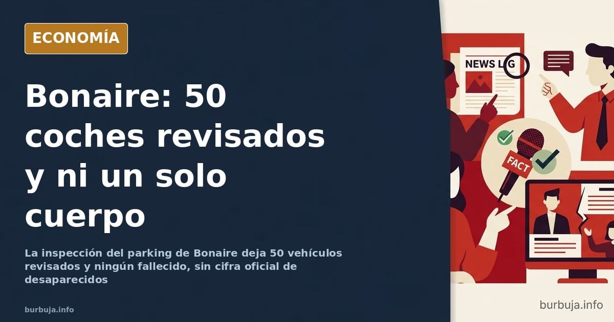 Interior del aparcamiento del centro comercial Bonaire con agua estancada y vehículos cubiertos, captado desde una cámara aér