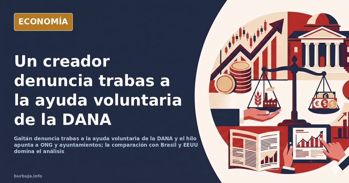 Voluntarios descargan cajas de ayuda junto a vehículos cubiertos de barro en una calle anegada tras la DANA de Valencia