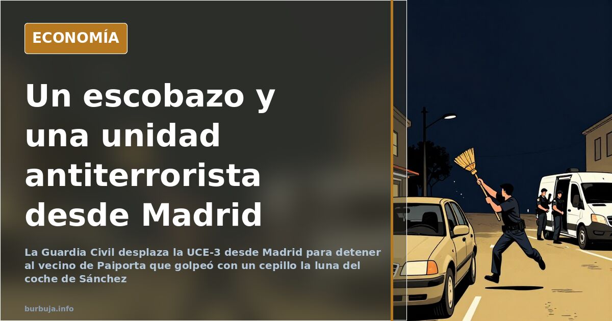 Vehículo oficial negro con la luna trasera dañada en una calle de Paiporta cubierta de fango