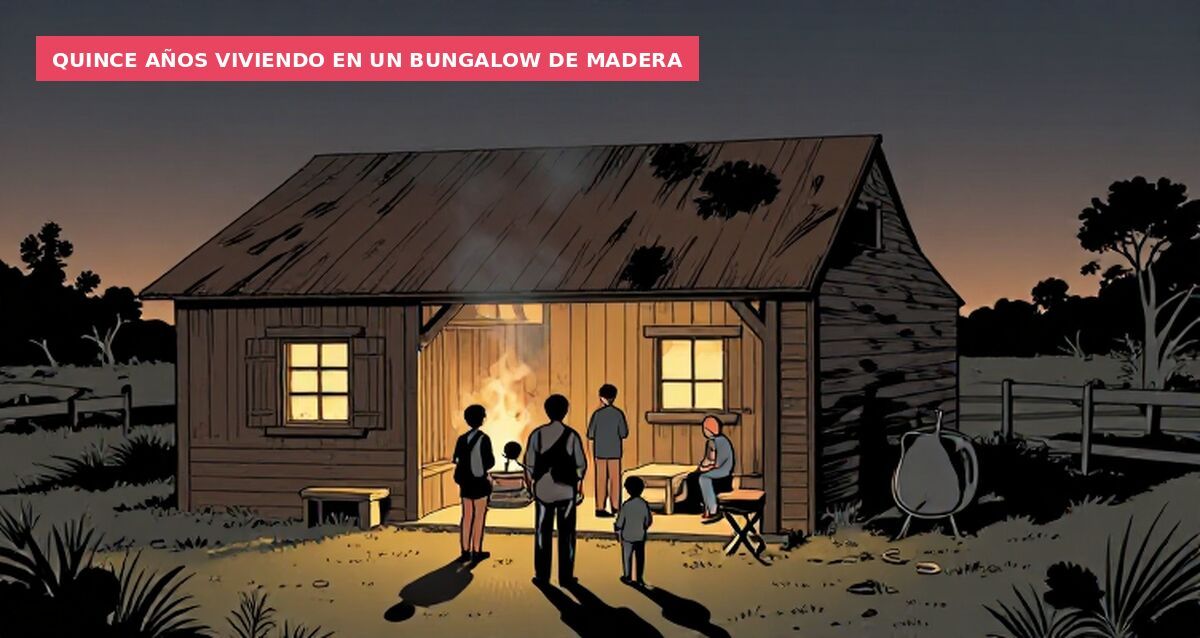 Quince años viviendo en un bungalow de madera