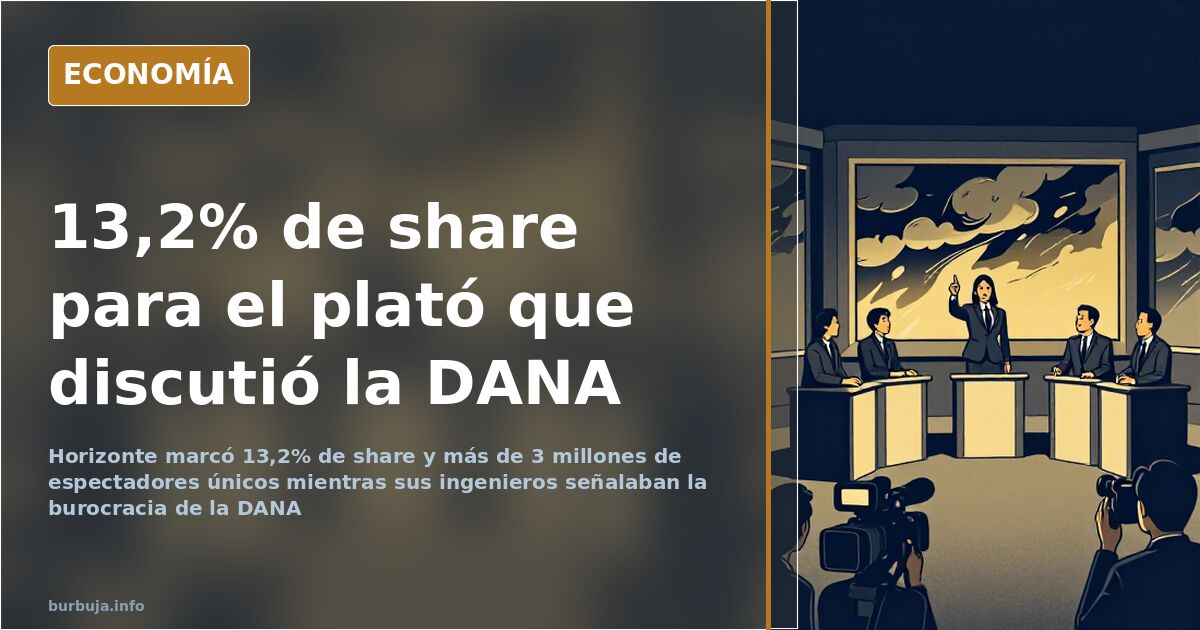 Ingenieros en un plató de televisión analizan la gestión de la DANA de Valencia en el programa Horizonte de Iker Jiménez