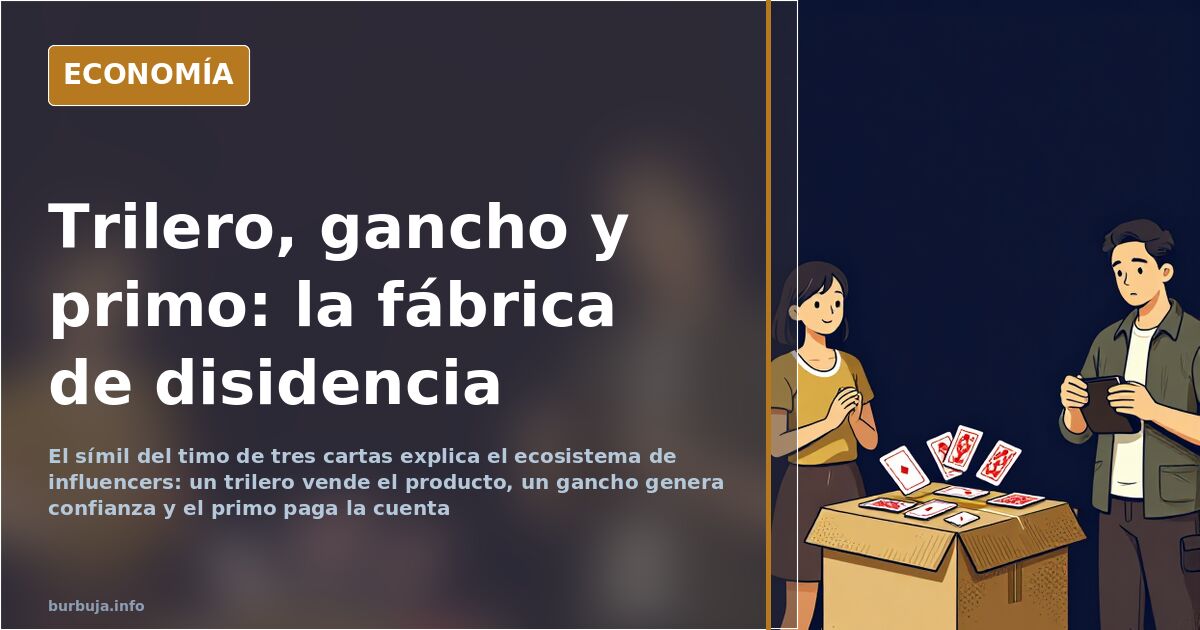 Ilustración editorial de tres cartas sobre una mesa bajo luz dorada con una silueta que observa desde el fondo