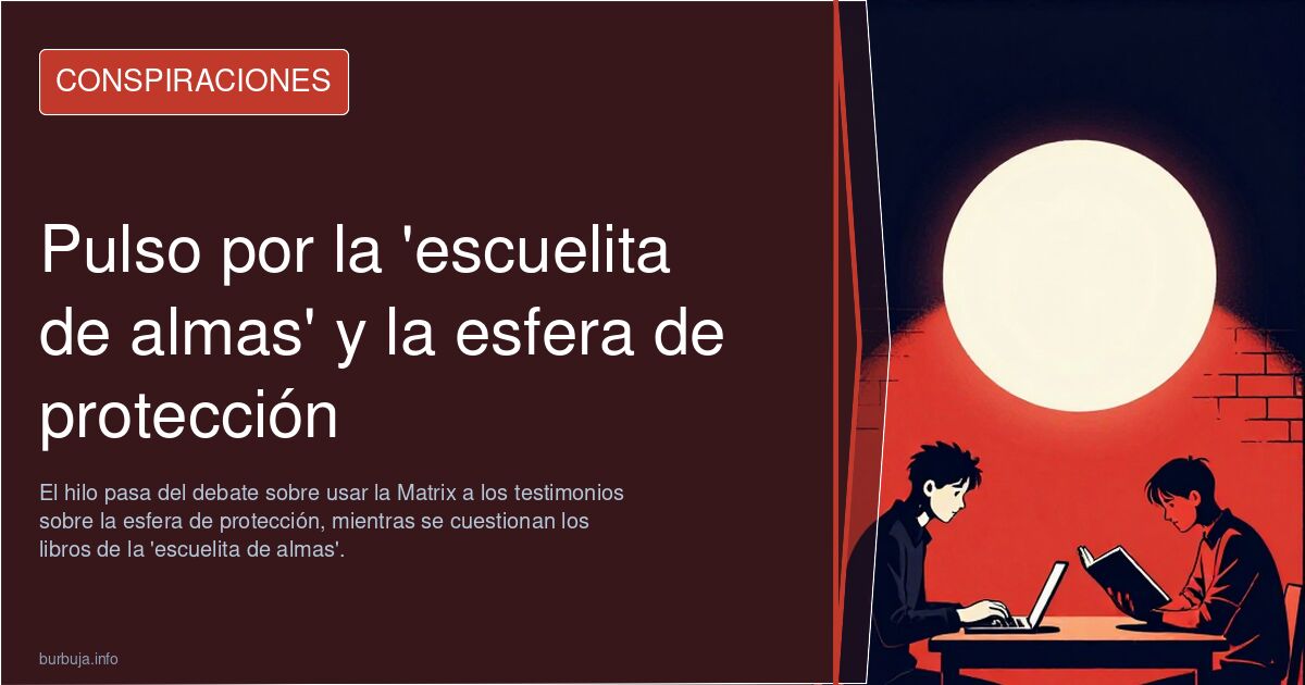 Pulso por la 'escuelita de almas' y la esfera de protección