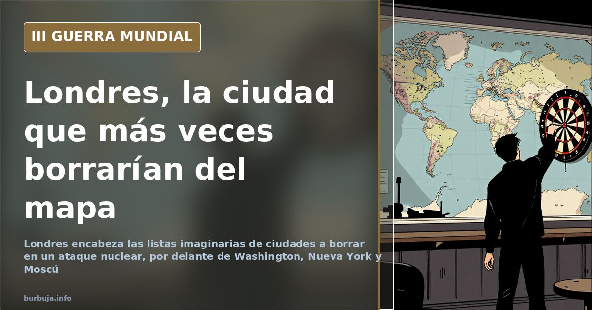 Londres, Washington y Nueva York encabezan la lista imaginaria