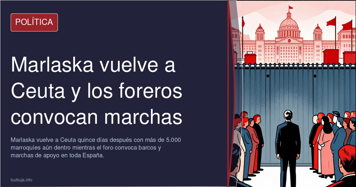 Marlaska vuelve a Ceuta y los foreros convocan marchas