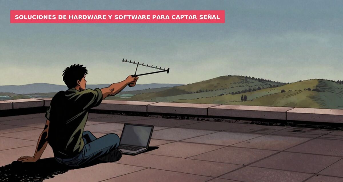 Soluciones de hardware y software para captar señal