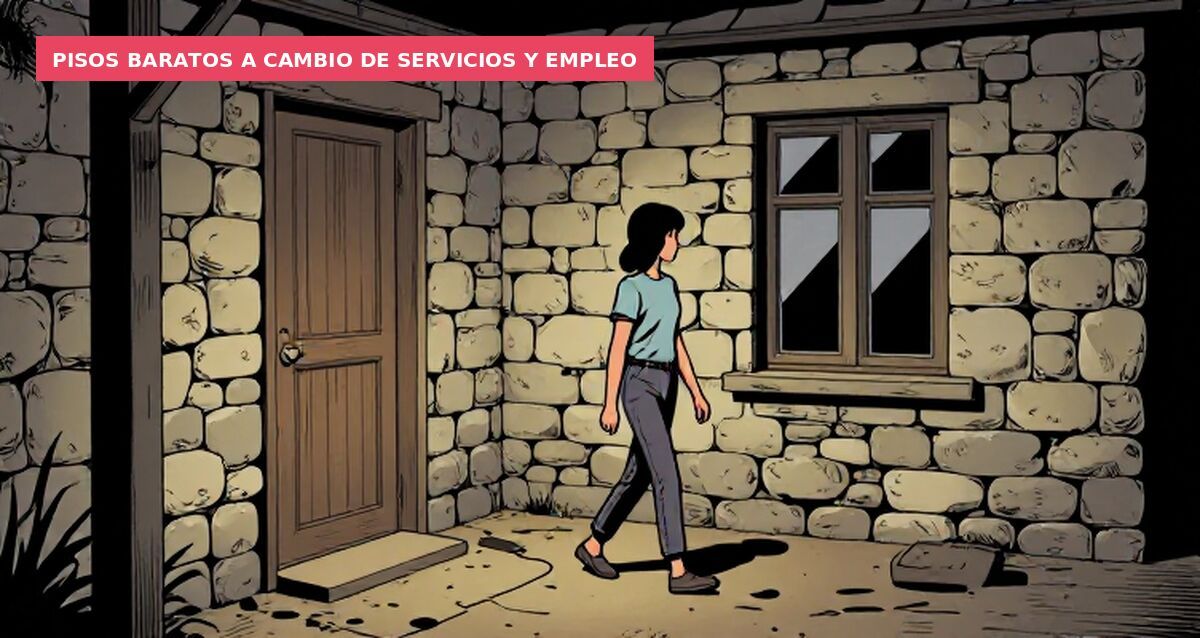 Pisos baratos a cambio de servicios y empleo