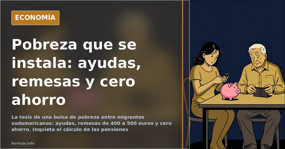 Personas migrantes en una cola de atención social en España, en el contexto del debate sobre pobreza y economía sumergida