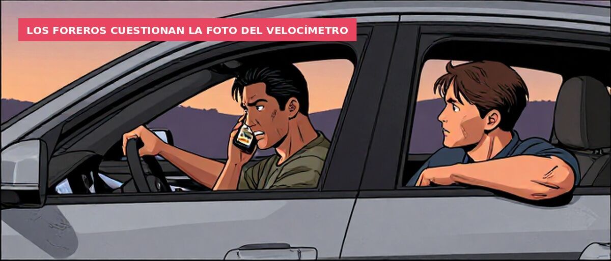 Los foreros cuestionan la foto del velocímetro