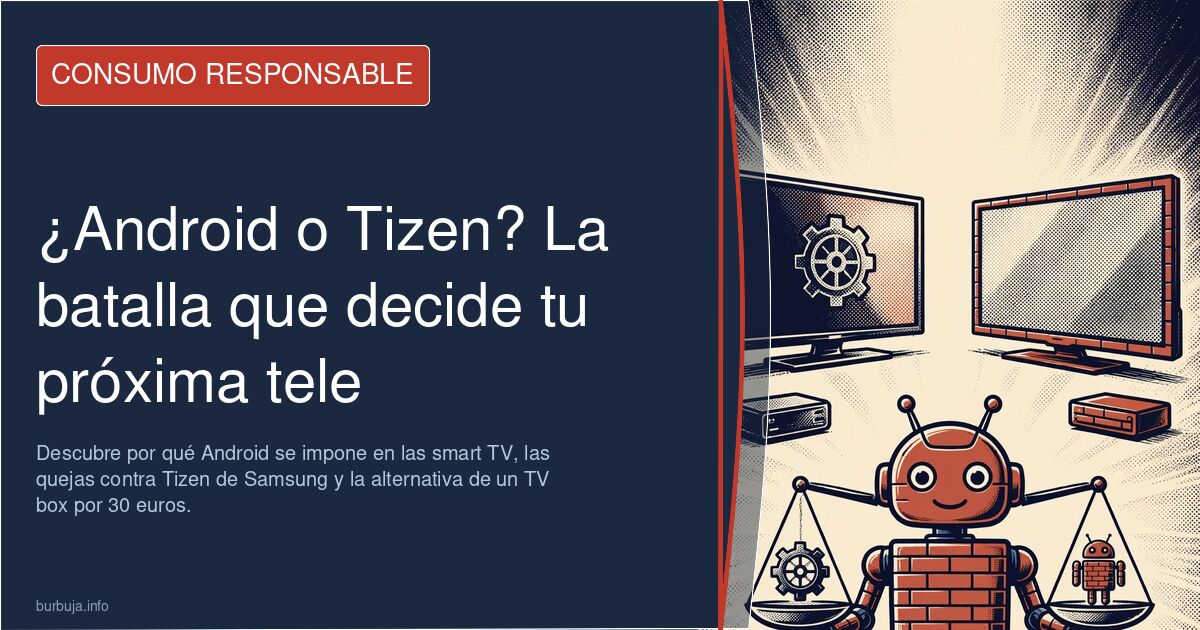 Televisor con Android TV mostrando menú de aplicaciones