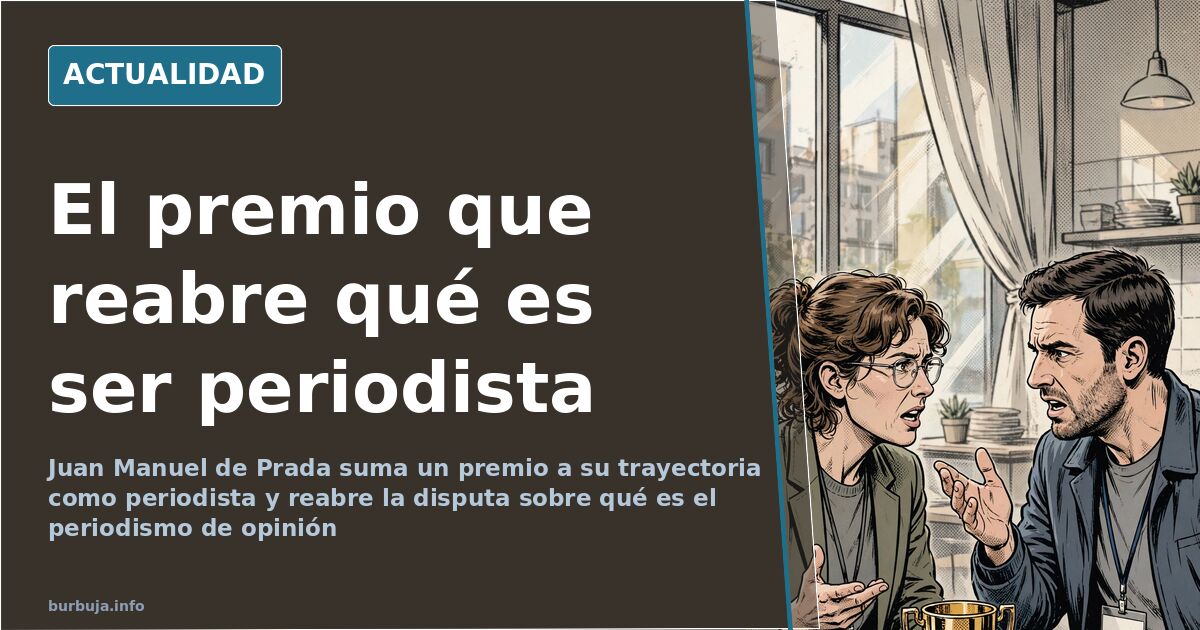 Páginas de opinión de un periódico abiertas sobre una mesa, ilustrando el debate sobre el periodismo de opinión