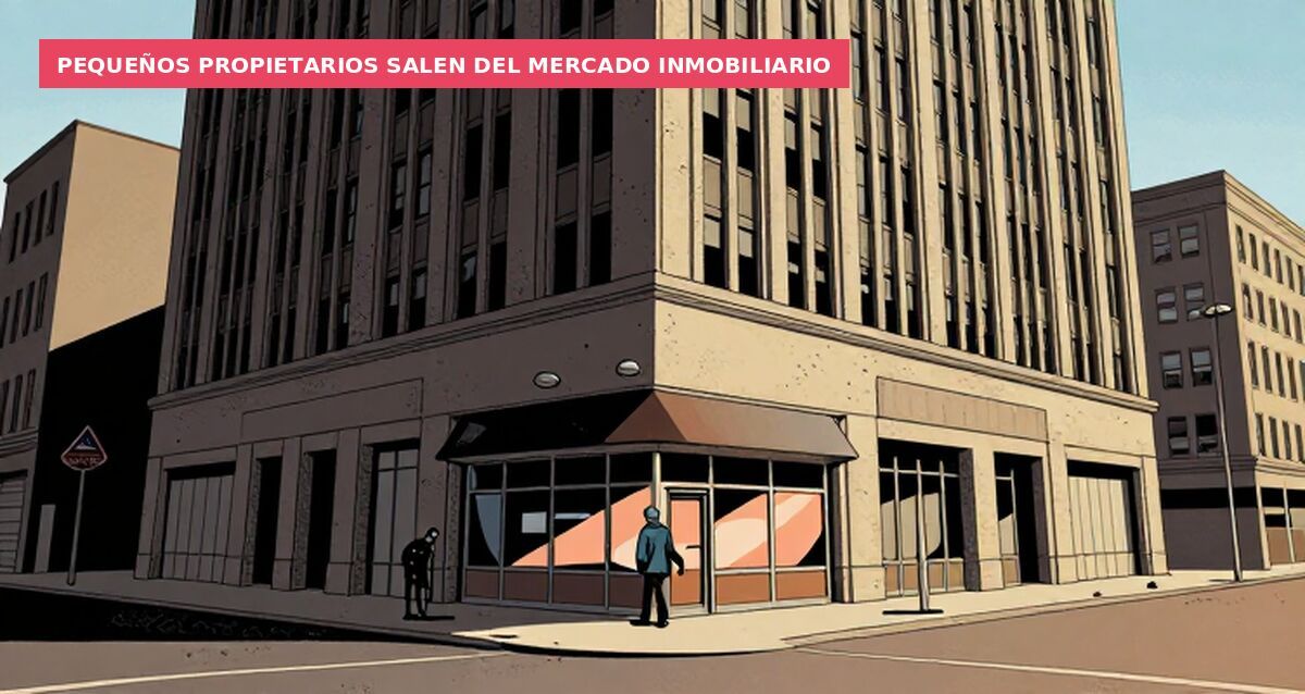 Pequeños propietarios salen del mercado inmobiliario