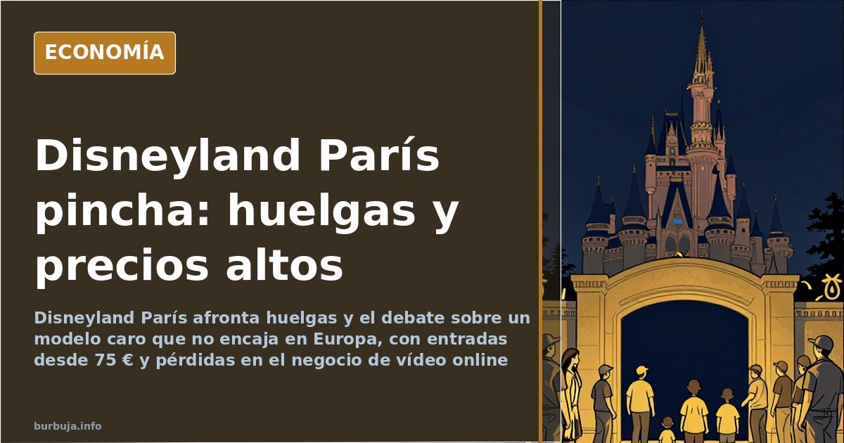 Disneyland Paris: strikes and a model that doesn't fit Europe