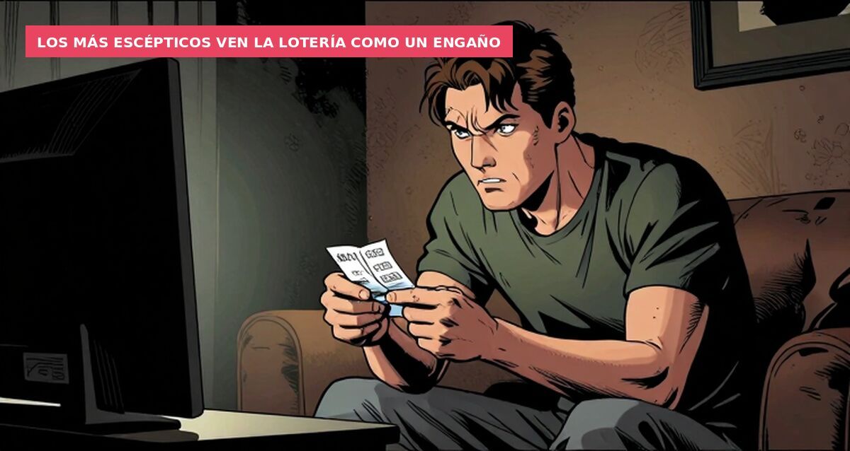 Los más escépticos ven la lotería como un engaño