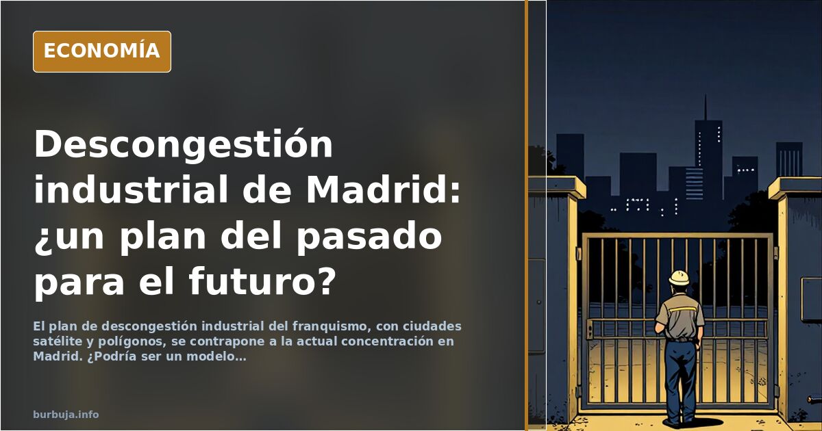 Decongesting Madrid: a Franco-era model worth reviving?