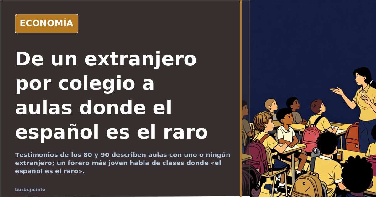 Vom Einzelgänger zum Minderheitenschüler: Spaniens Klassenzimmer