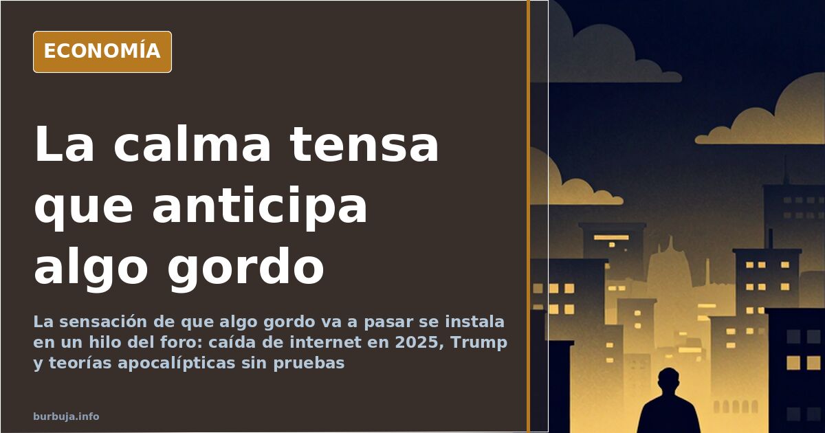 Ilustración editorial de una tormenta eléctrica, con un zumbido metálico en el aire y densidad pegajosa