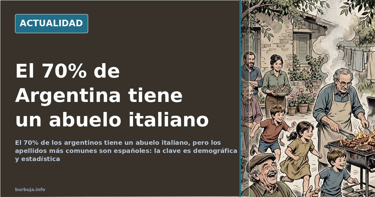 Personas conversando en una calle de Buenos Aires con un mapa de la migración italiana de fondo