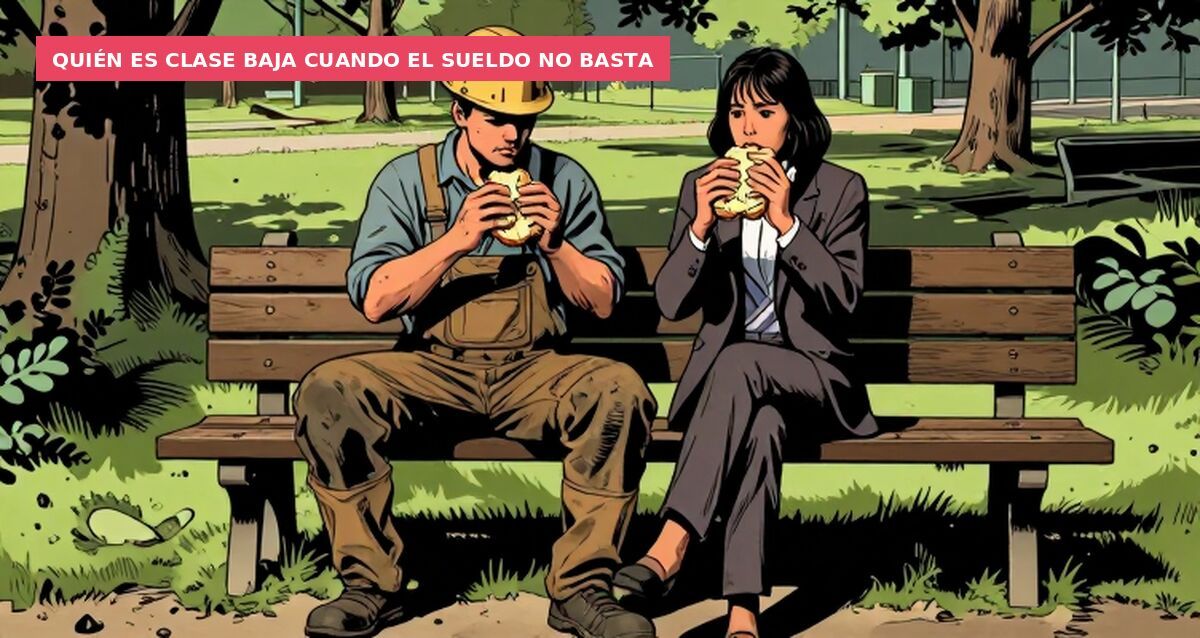 Quién es clase baja cuando el sueldo no basta
