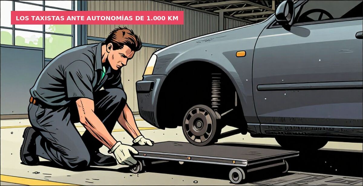 Los taxistas ante autonomías de 1.000 km