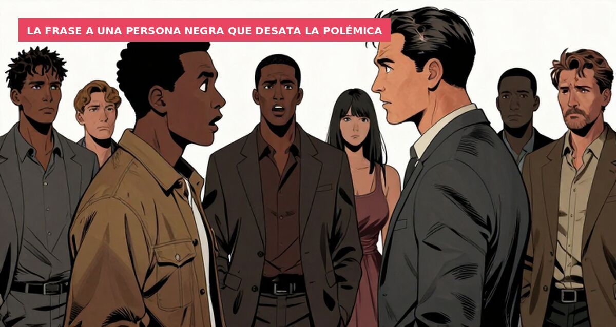 La frase a una persona negra que desata la polémica