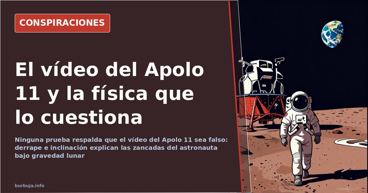 Apollo 11: The physics used to deny the Moon landing footage