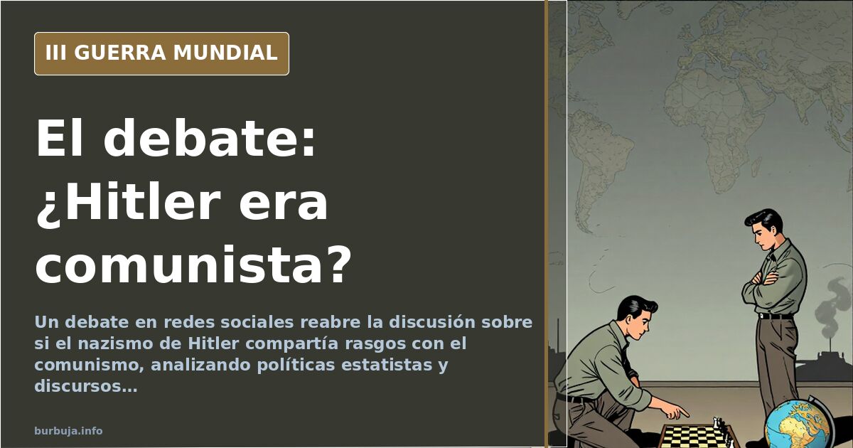 The debate: Was Hitler a communist?