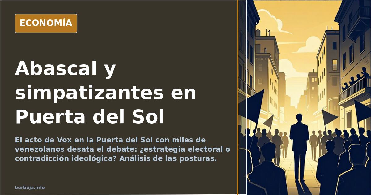 Vox and its 'mass rally' with migrant voters in Sol