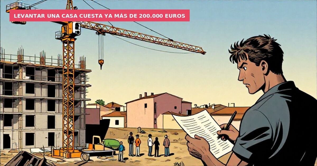 Levantar una casa cuesta ya más de 200.000 euros