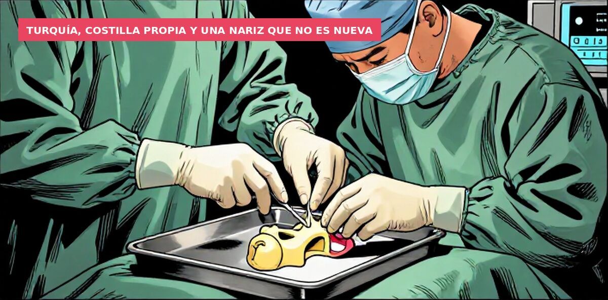 Turquía, costilla propia y una nariz que no es nueva