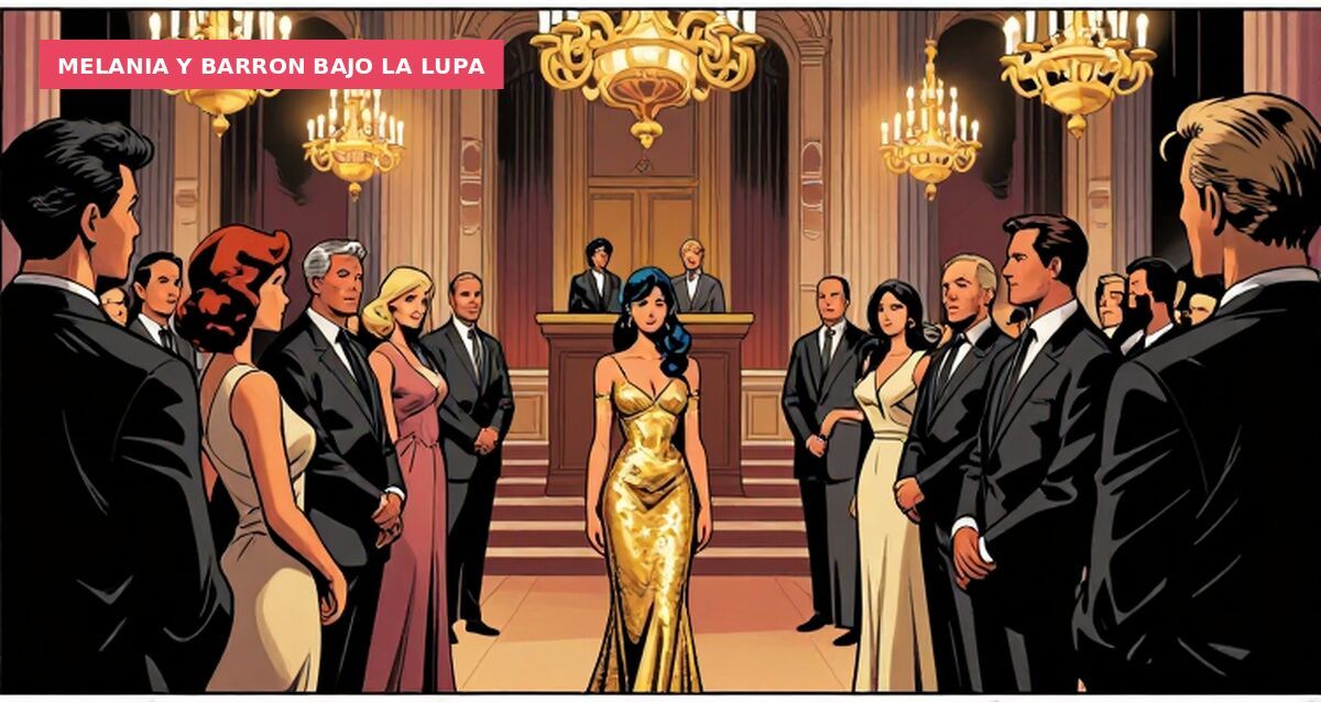 Melania y Barron bajo la lupa