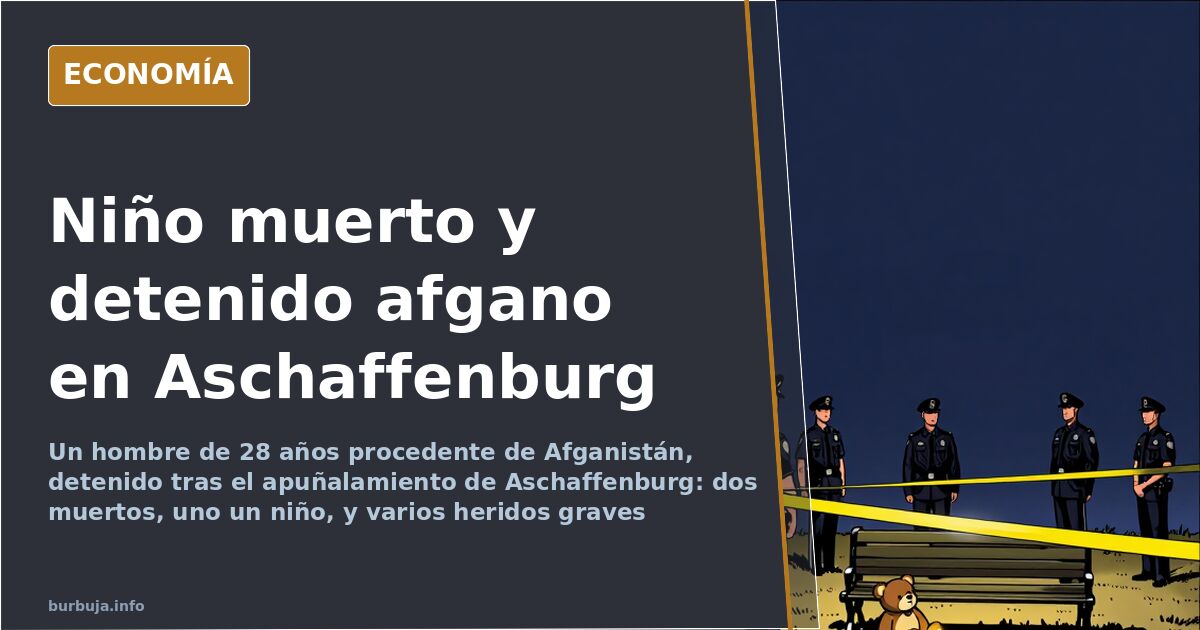 Knife attack in Aschaffenburg: two dead, one a child