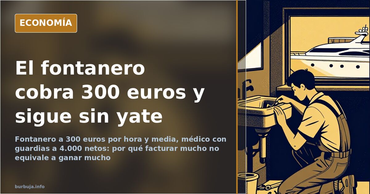 Fontanero trabajando con herramientas en una instalación doméstica, dentro de un análisis sobre tarifas de oficios manuales