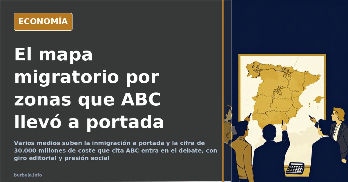 Mapa interactivo de España con la distribución de población inmigrante por zonas