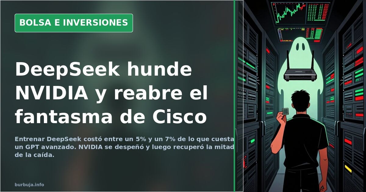 DeepSeek sparks panic at NVIDIA and revives the Cisco case