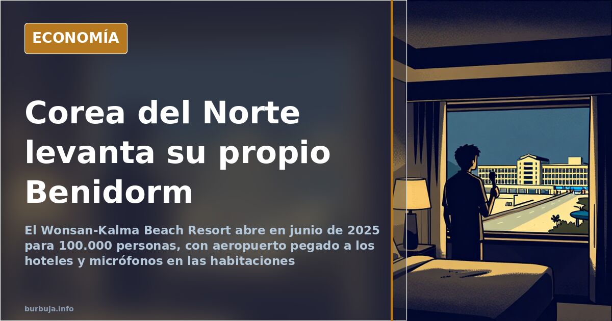North Korea opens its Benidorm in June: 100,000 places
