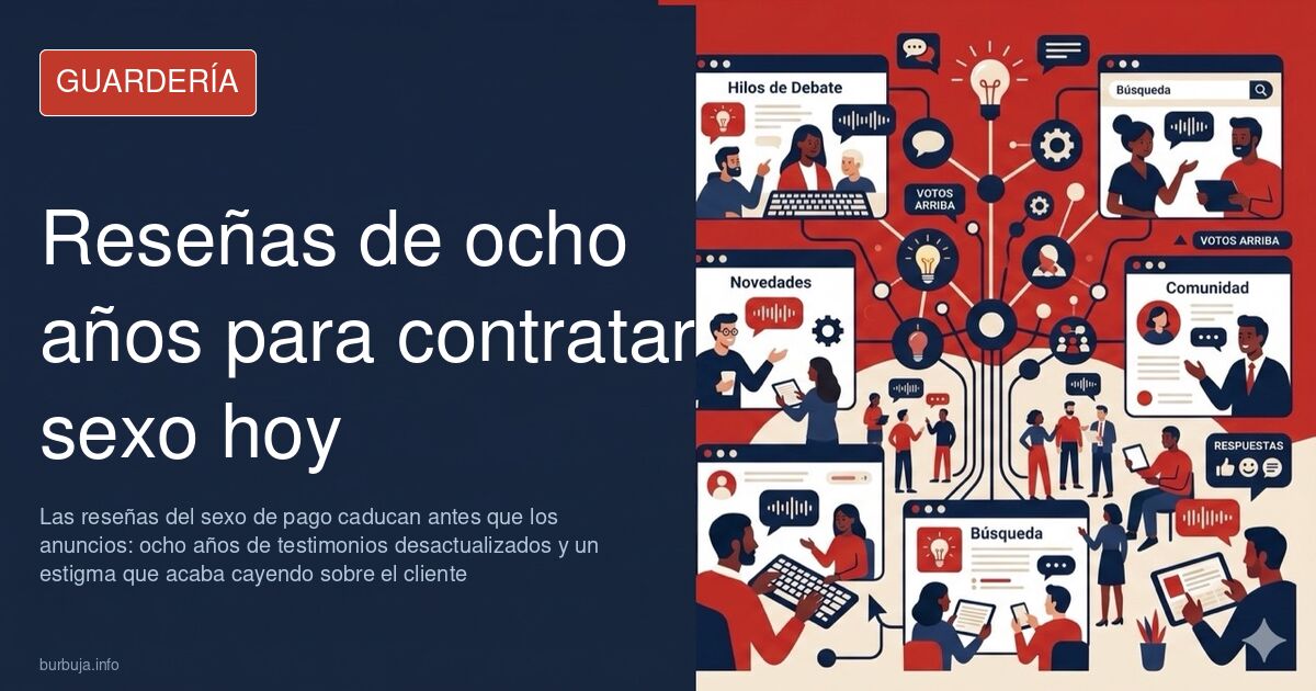 Persona consultando en el móvil reseñas de servicios sexuales antes de contratar una cita