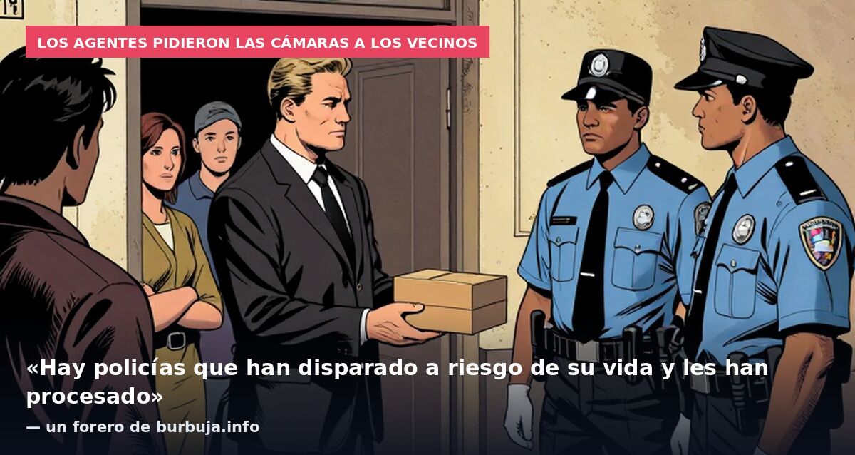 Los agentes pidieron las cámaras a los vecinos: «Hay policías que han disparado a riesgo de su vida y les han procesado» — un forero de burbuja.info