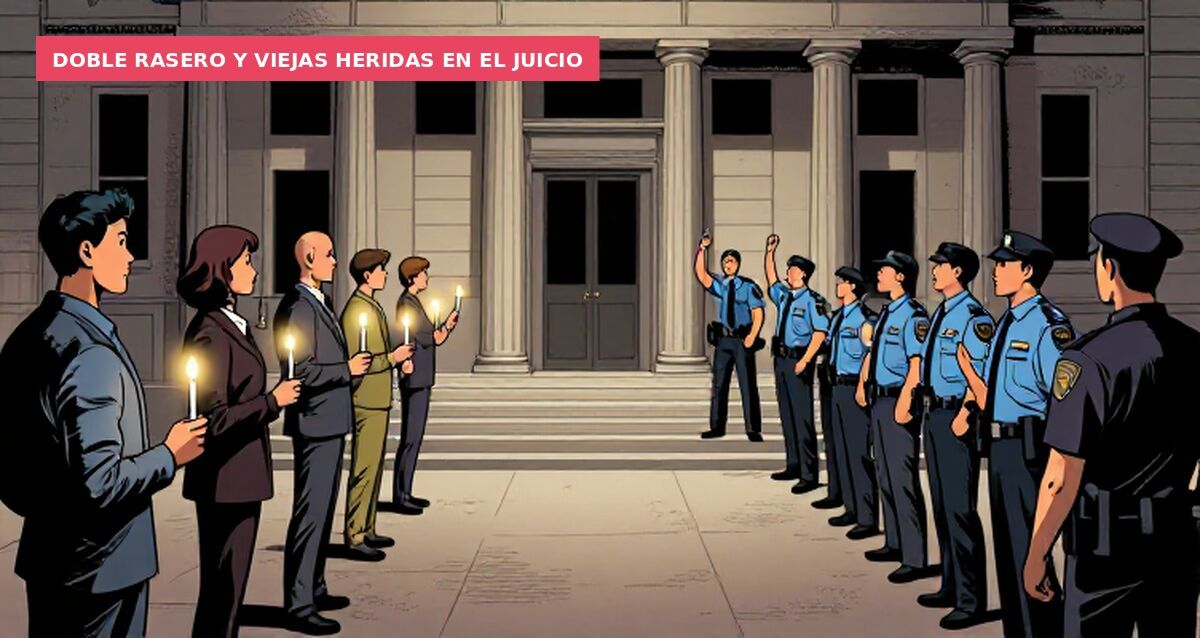 Doble rasero y viejas heridas en el juicio