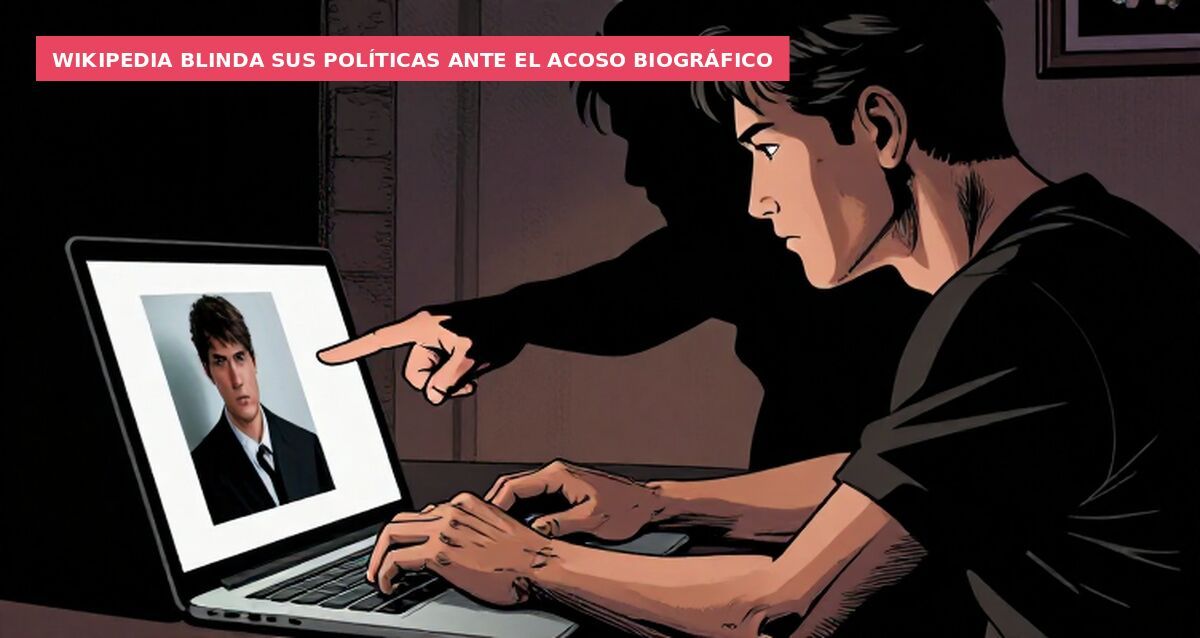 Wikipedia blinda sus políticas ante el acoso biográfico