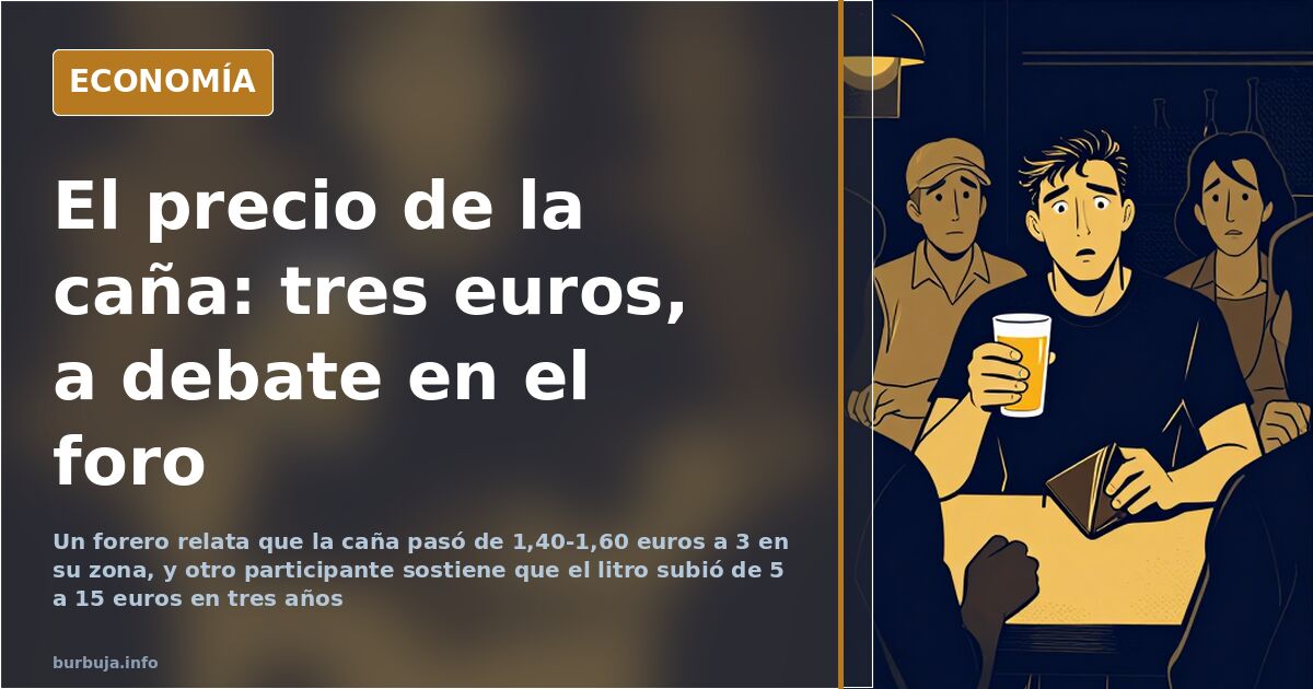 Barra de un bar de barrio con una caña servida