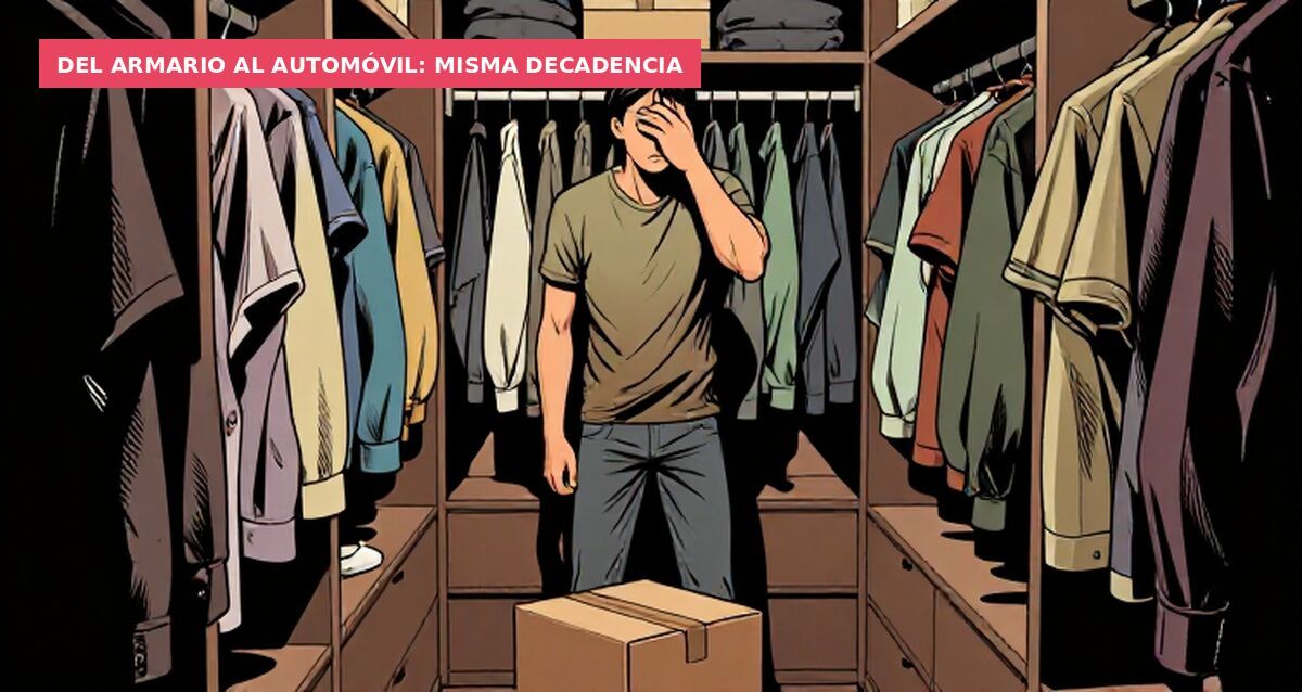 Del armario al automóvil: misma decadencia