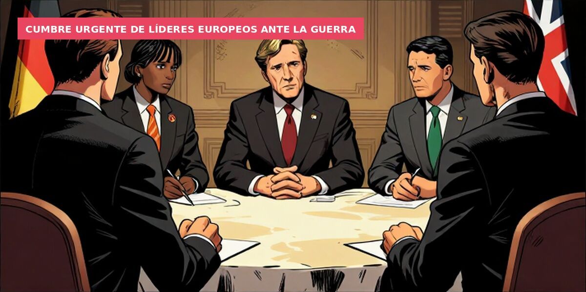Cumbre urgente de líderes europeos ante la guerra
