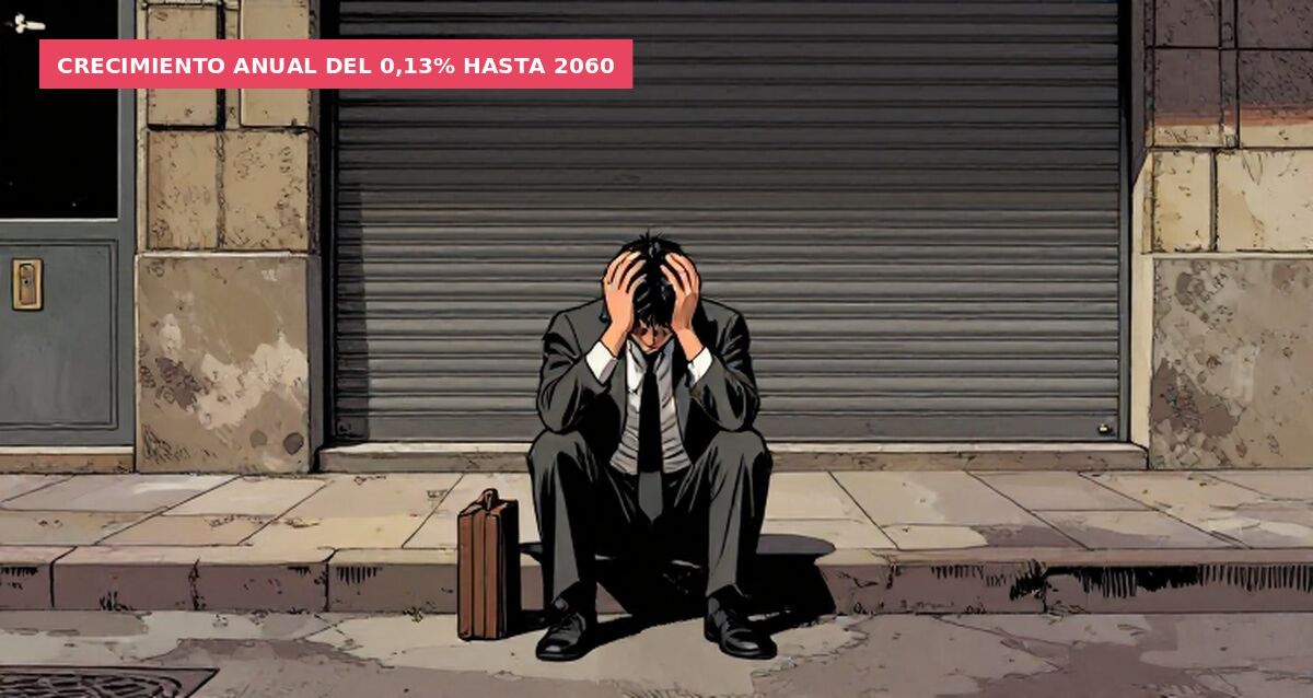 Crecimiento anual del 0,13% hasta 2060