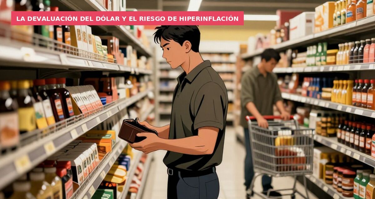 La devaluación del dólar y el riesgo de hiperinflación