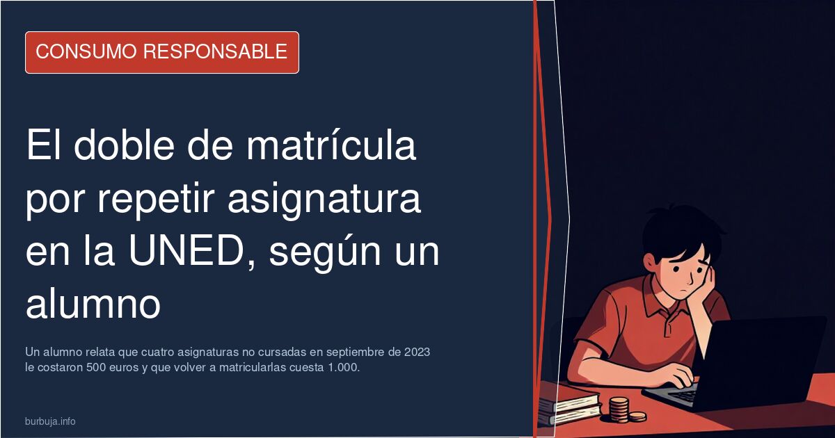 Student Claims UNED Charged Double for Repeating a Course