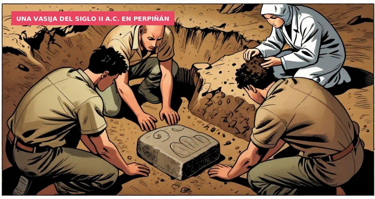 Una vasija del siglo II a.C. en Perpiñán